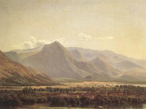 Joseph Bidauld View of the Town of Avezzano (mk05) oil painting image